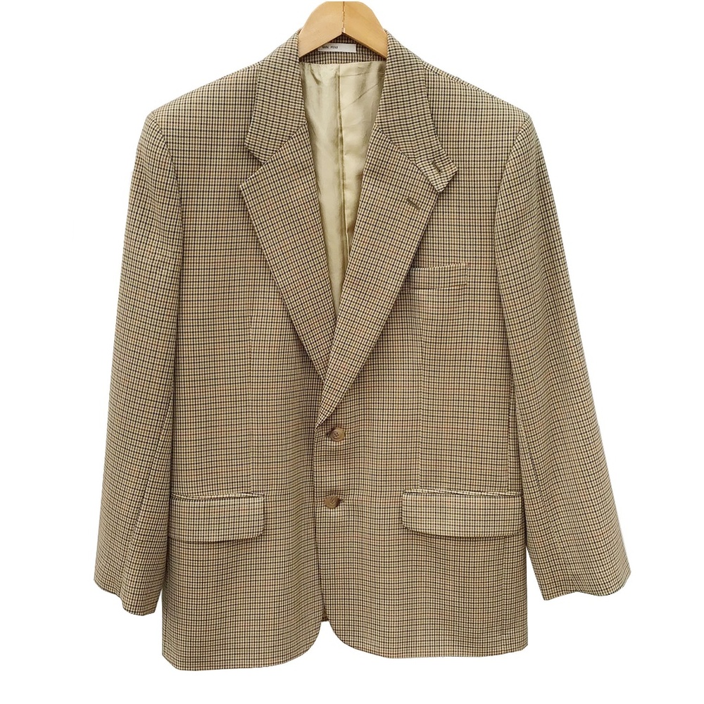 English Style Light Weight Tweed Long Sleeve Size M Men’s Jacket.